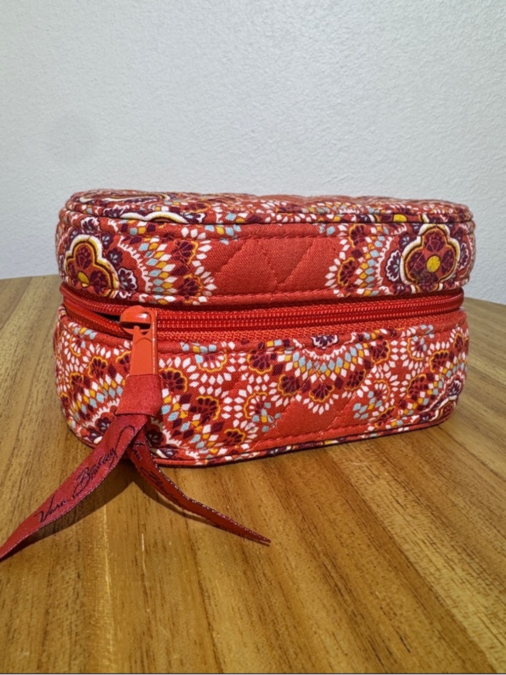 Vera Bradley Quilted Floral Cosmetic Case